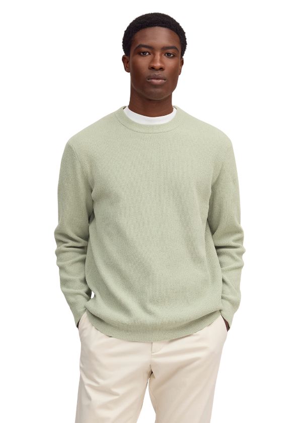 NN07 Danny Soft lightweight sweater Pale Green