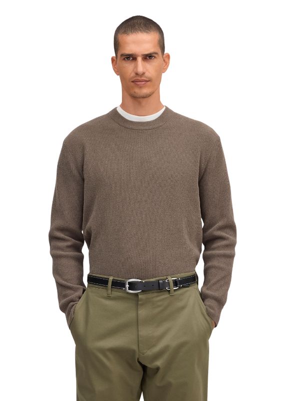 NN07 Danny Soft lightweight sweater Mable Husk
