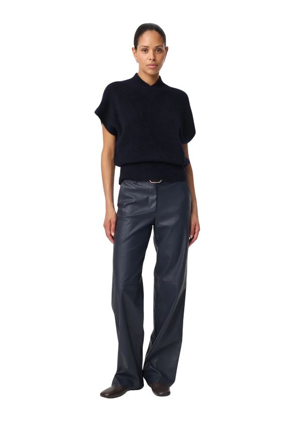 Knit-ted Naomi dames Pants Night Blue Knit-ted Naomi dames Pants Night Blue