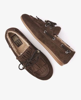 VIA VAI June Shelby bruine suede voering