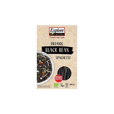 Spaghetti aus Schwarzen Bohnen
