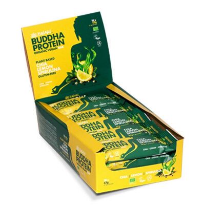Buddha Protein Riegel Chiasamen, Zitrone &amp; Spirulina Bio