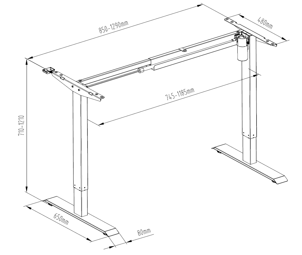 Healthy Posture 21 Electric Height Adjustable Desk