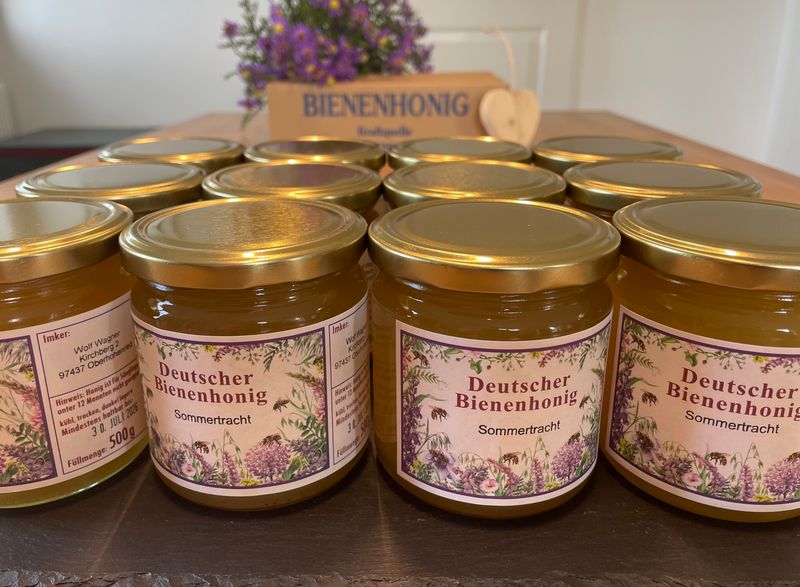 12 x Sommerblütenhonig 500g