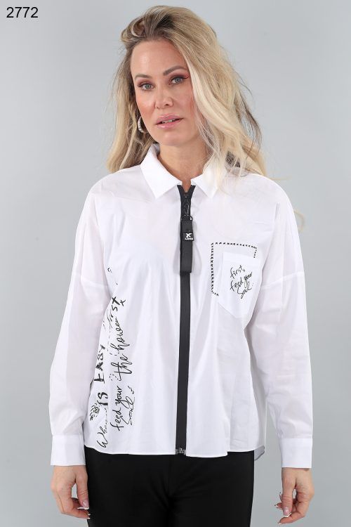 Zipper shirt 24F2772