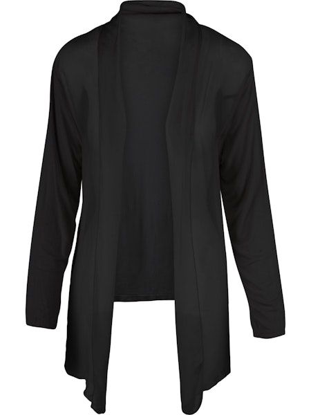 Cardigan woven black 17-64122V