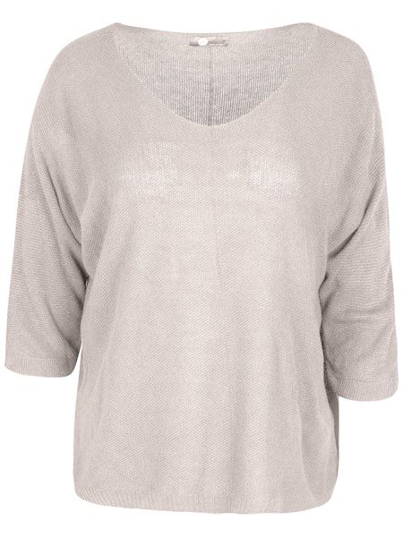 Sweater knit 33-18125W, Size: small, Colour: Coconut