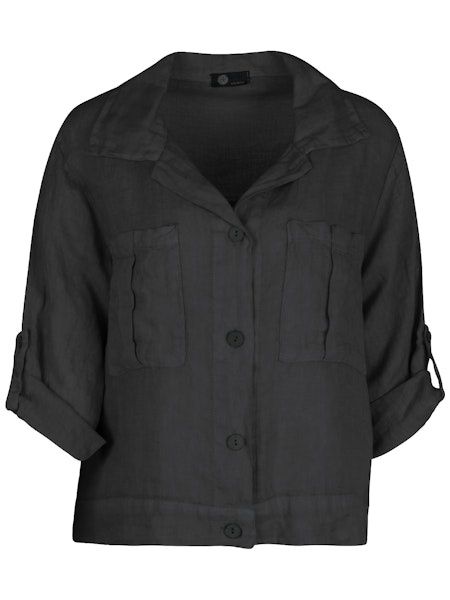 Jacket woven 26-8130W, Size: small, Colour: Black