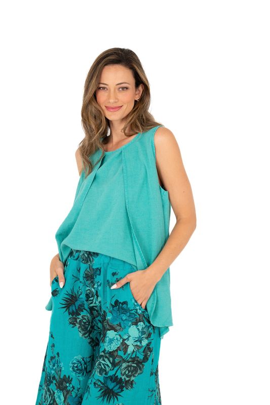 Top Sleeveless  15-12081W