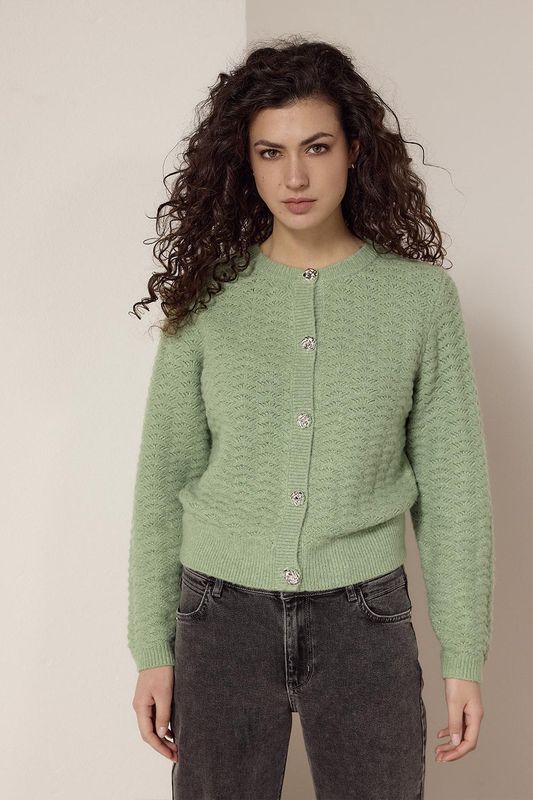 Cardigan 8701 soft green