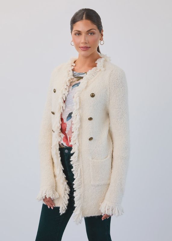 Cardigan Coat 3227 fringed