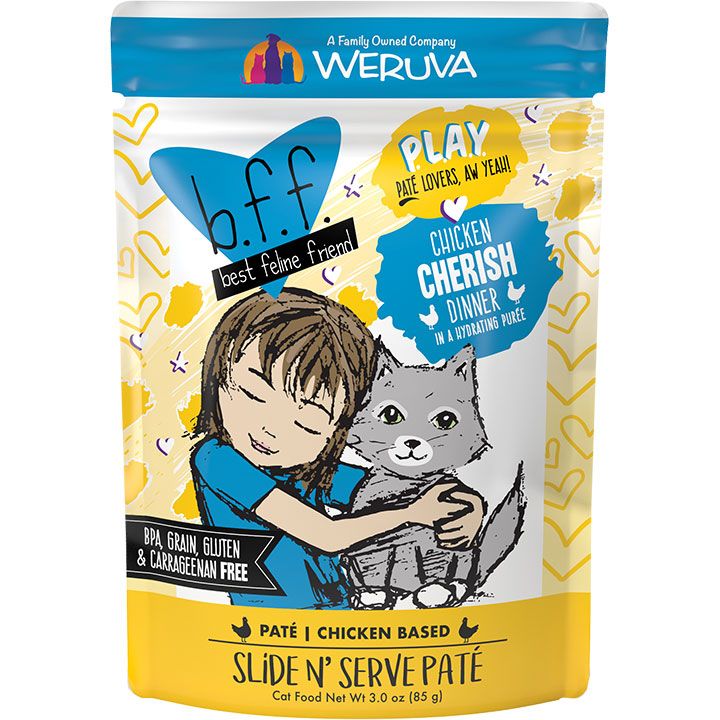WERUVA BFF PLAY - CHICKEN - CHERISH 3OZ POUCH