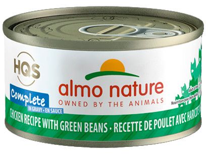 ALMO CAT 2.47OZ COMPLETE CAN - CHICKEN &amp; GREEN BEANS