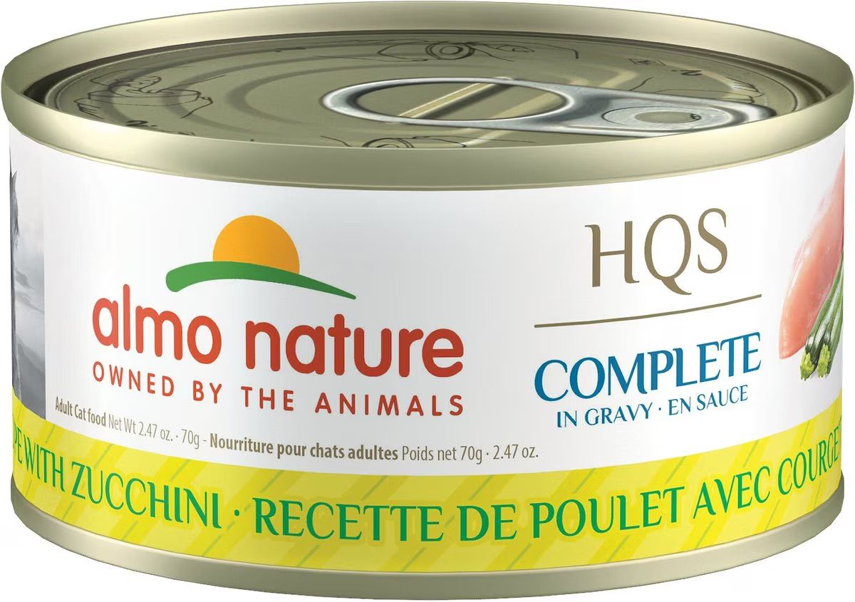 ALMO CAT 2.47OZ COMPLETE CAN - CHICKEN &amp; ZUCCHINI