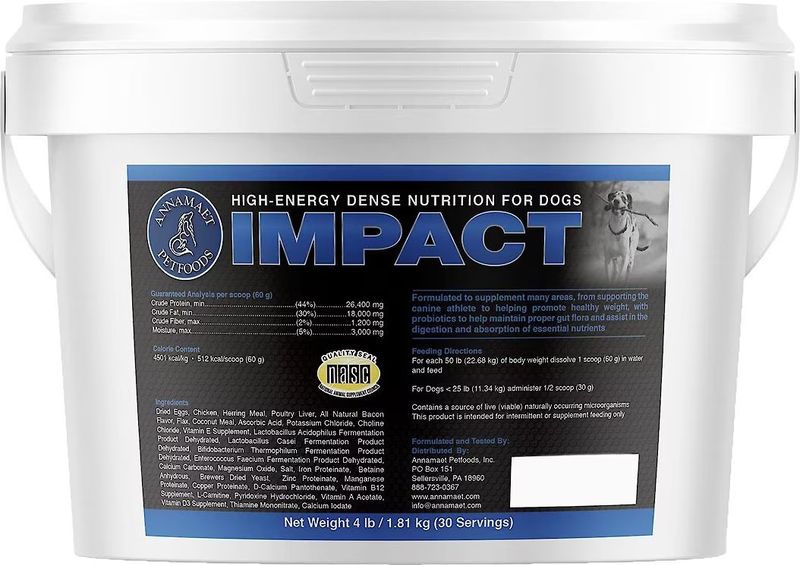 ANNAMAET DOG  4# IMPACT SUPPLEMENT BUCKET