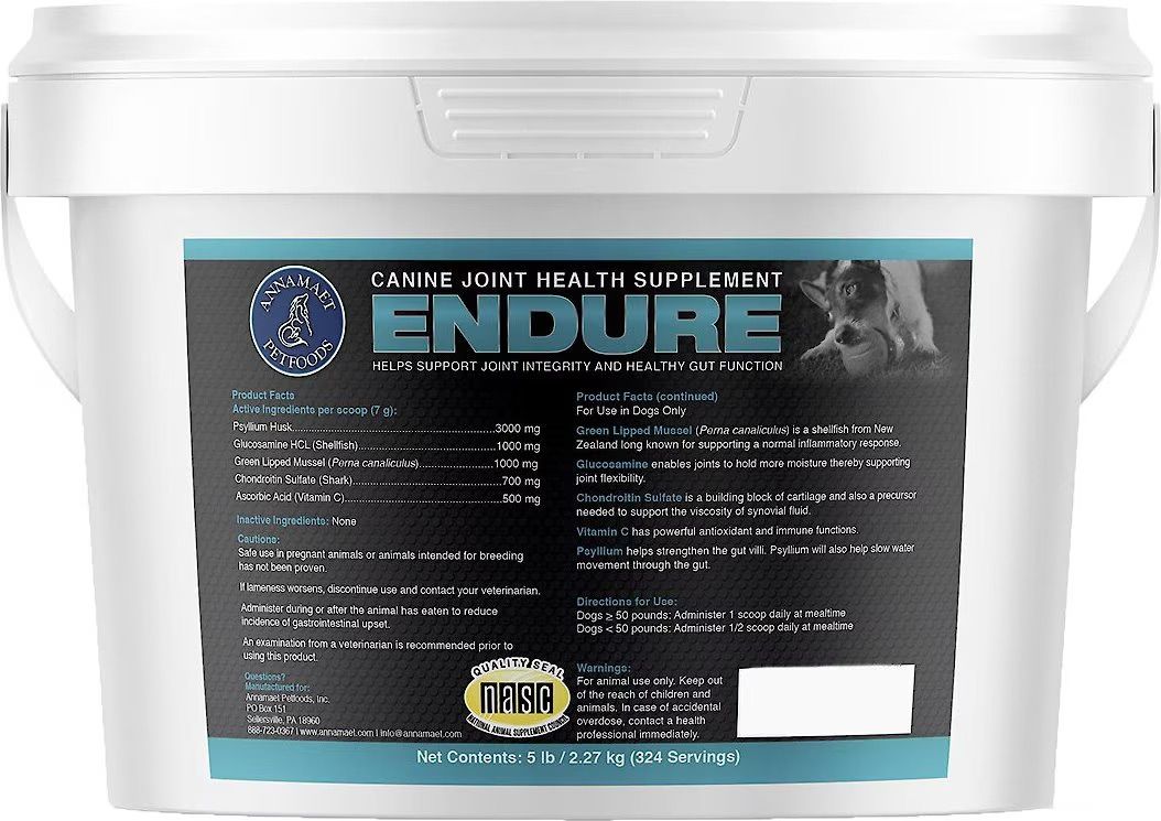 ANNAMAET DOG 5# ENDURE SUPPLEMENT