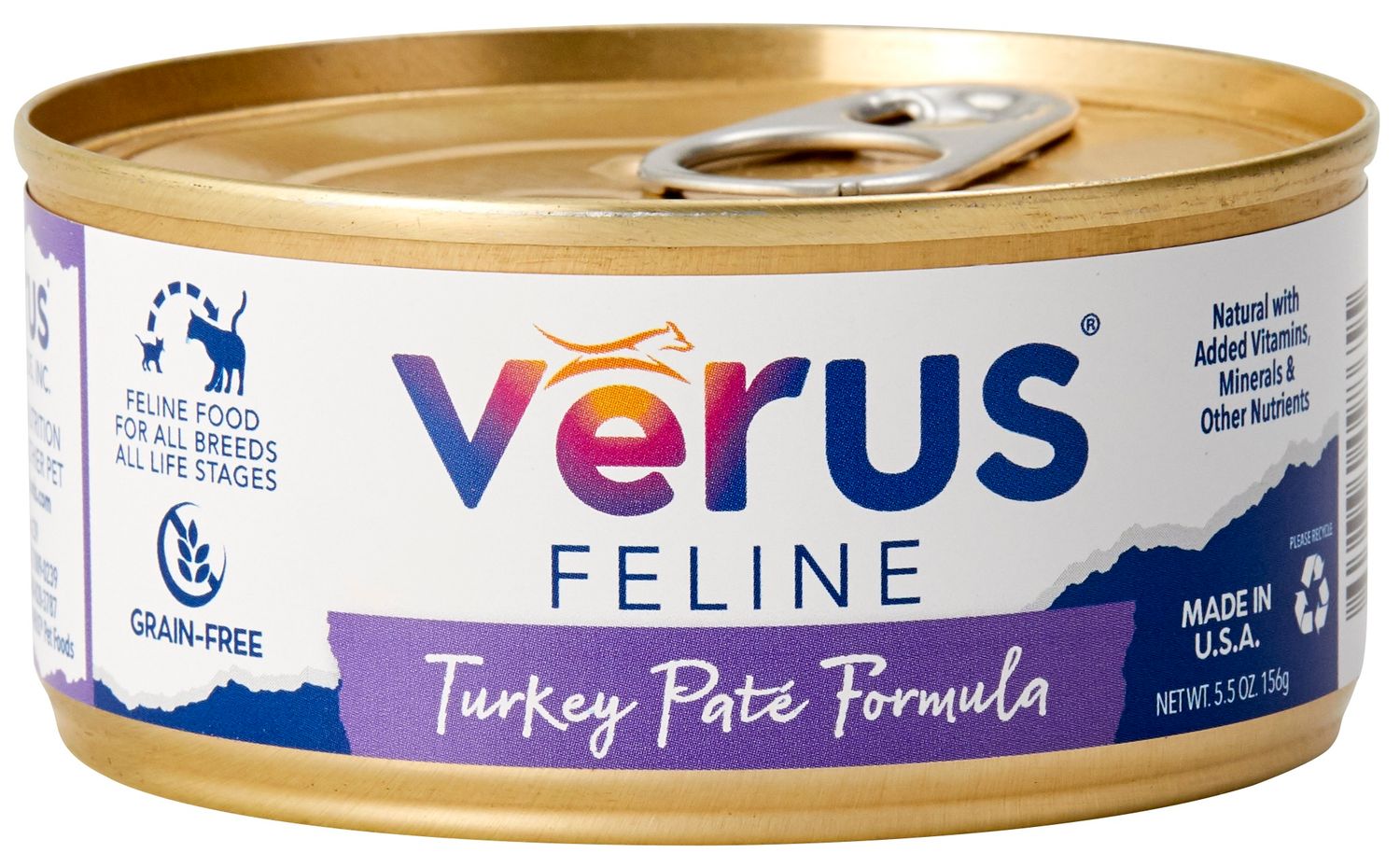 VERUS CAT 5.5OZ TURKEY PATE
