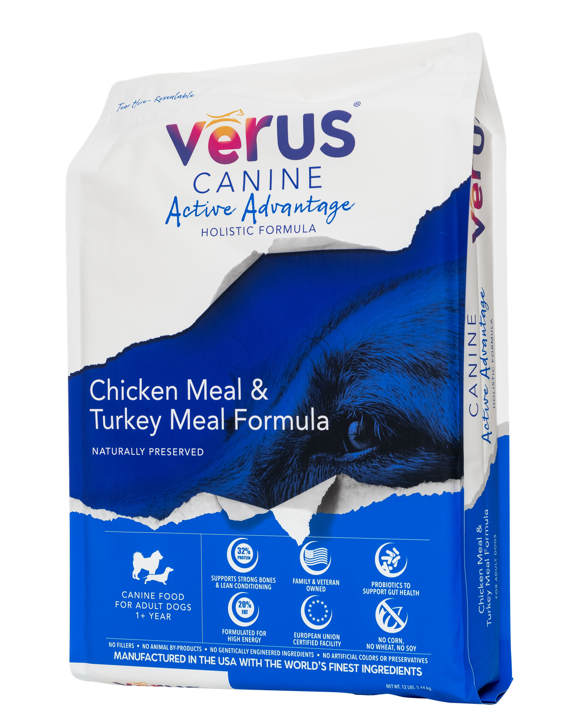VERUS DOG 25# ACTIVE ADVANTAGE