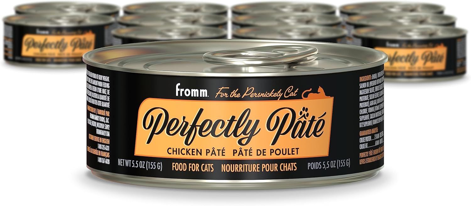 FROMM CAT 5.5 OZ PURRSNICKETY CHICKEN PATE - discontinued