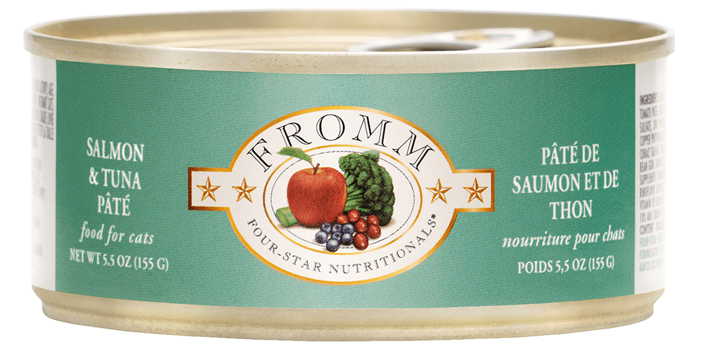 FROMM CAT 5.5OZ FOUR STAR  SALMON &amp; TUNA