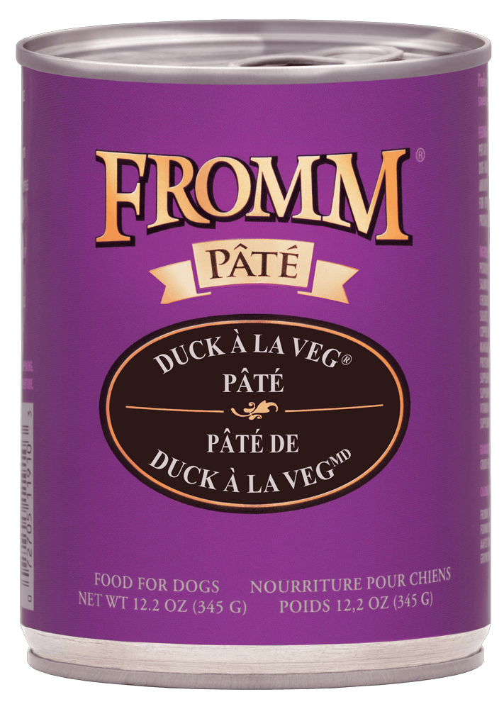 FROMM DOG 12.2OZ FOUR STAR  DUCK A LA VEG PATE