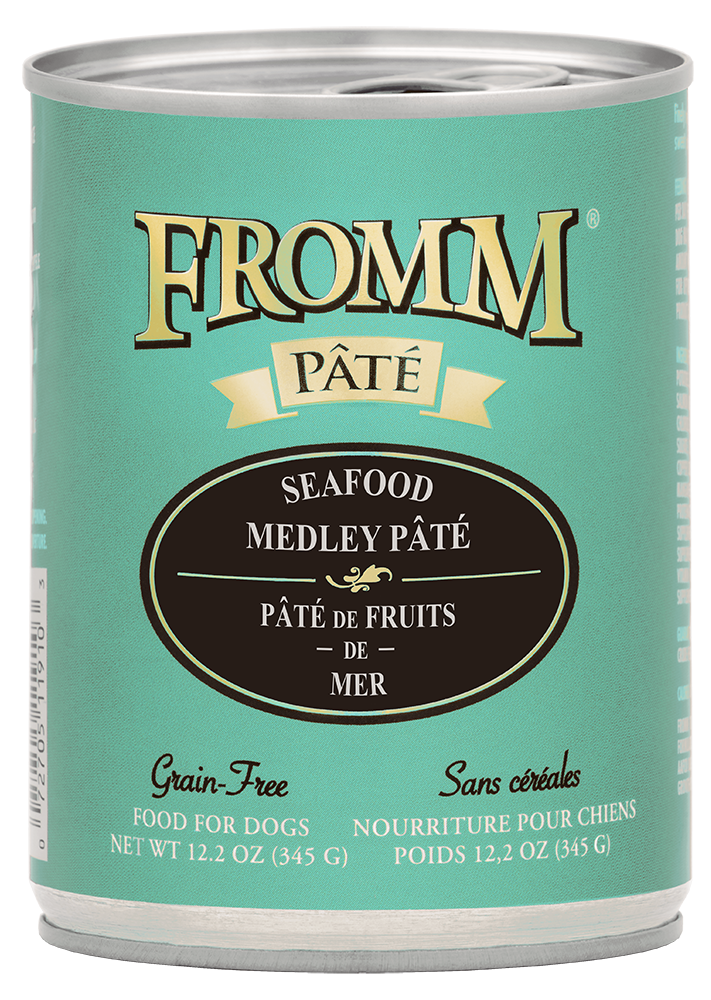 FROMM DOG 12.2OZ GOLD SEAFOOD MEDLEY PATE