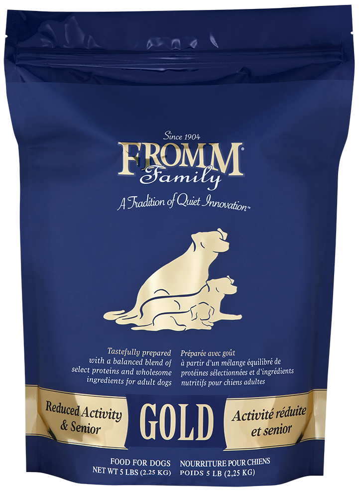FROMM DOG 5# GOLD SENIOR REDUCED ACTIVITY