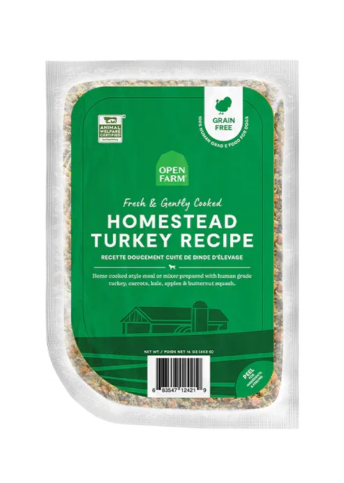 OPEN FARM 16OZ TURKEY GENTLY COOKED SINGLE