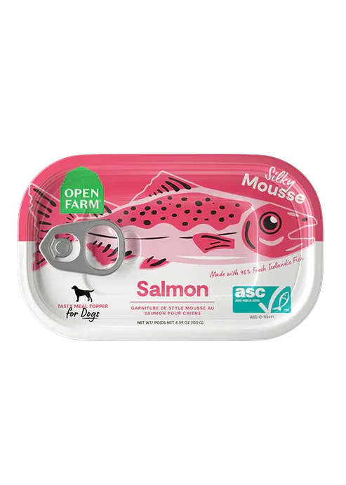 OPEN FARM 4.59OZ MEAL TOPPER SALMON MOUSSE