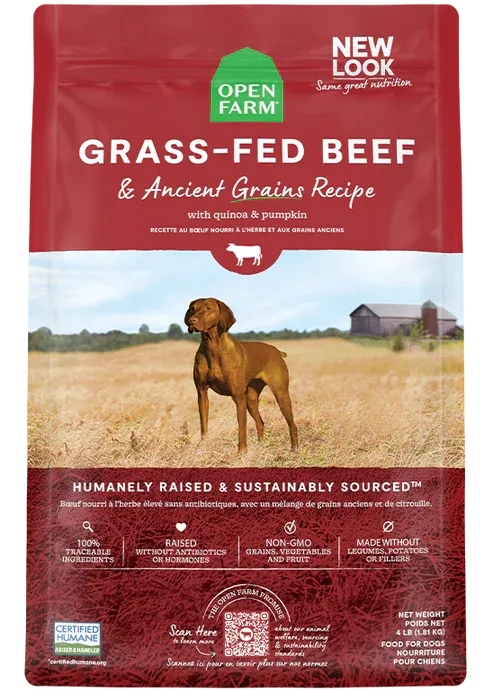 OPEN FARM 4# ANCIENT GRAINS BEEF