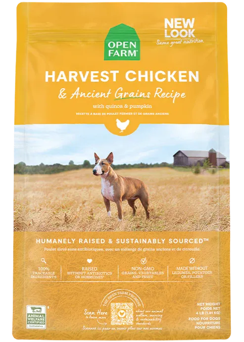 OPEN FARM DOG 11# ANCIENT GRAIN CHICKEN DISCONTINUED