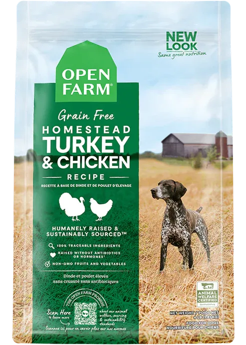 OPEN FARM DOG 22# GF TURKEY &amp; CHICKEN
