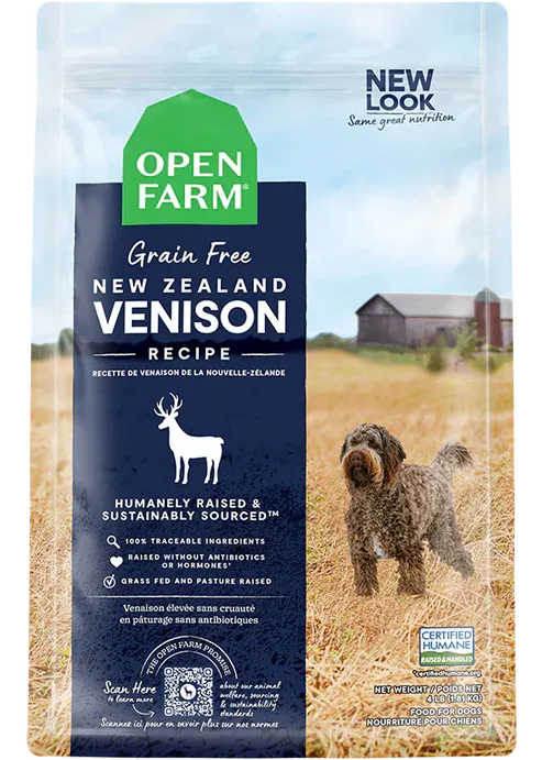 OPEN FARM DOG 4# GF VENISON