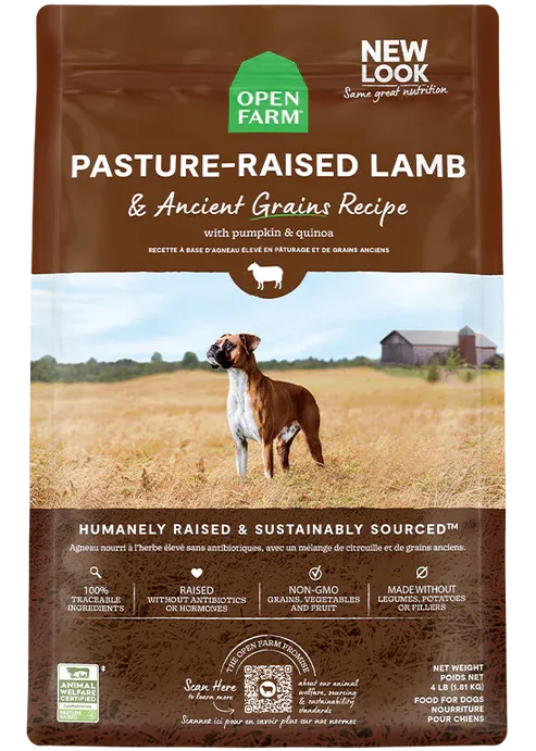 OPEN FARM DOG 4# ANCIENT GRAIN LAMB