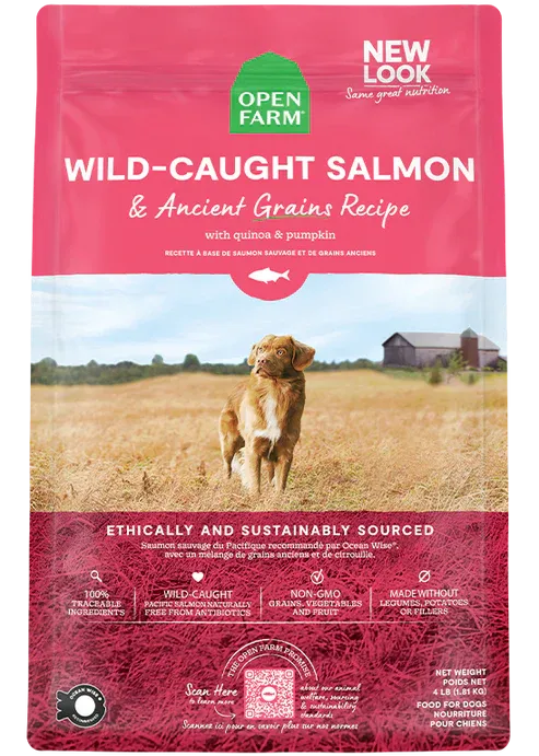 OPEN FARM DOG 4# ANCIENT GRAINS SALMON