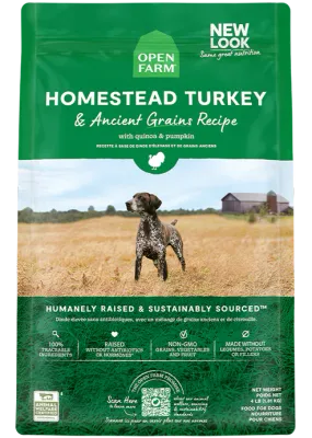 OPEN FARM DOG 4# ANCIENT GRAINS TURKEY