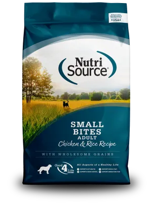 NUTRISOURCE DOG 12# ADULT SMALL BITES