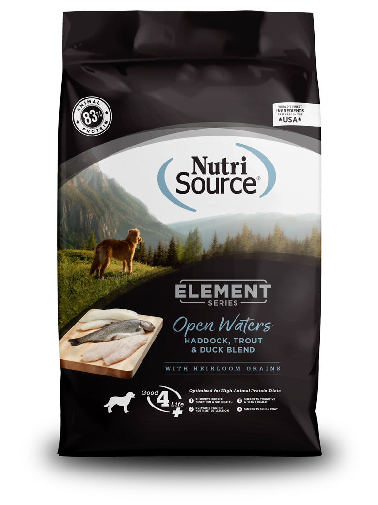 NUTRISOURCE DOG 12# ELEMENT OPEN WATERS
