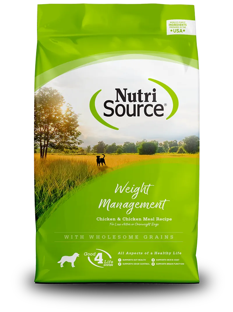 NUTRISOURCE DOG 12# WEIGHT MANAGEMENT