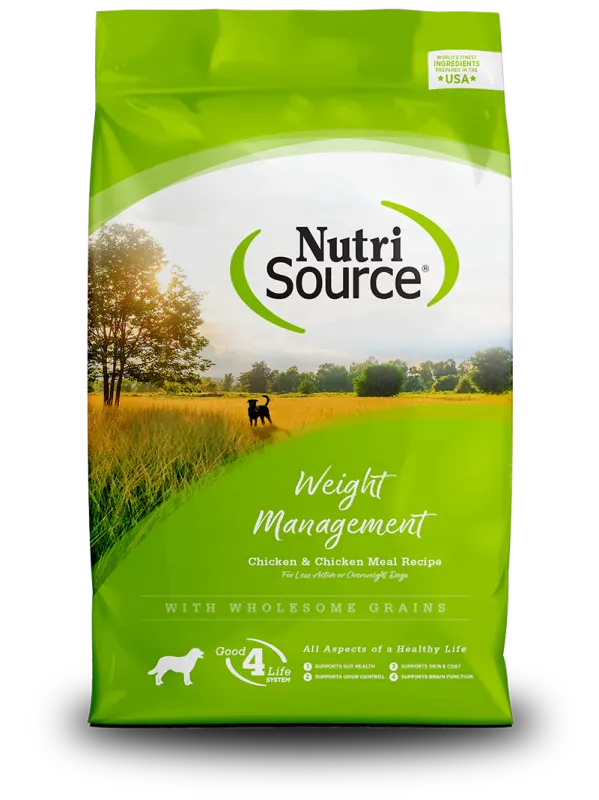 NUTRISOURCE DOG 12# WEIGHT MANAGEMENT