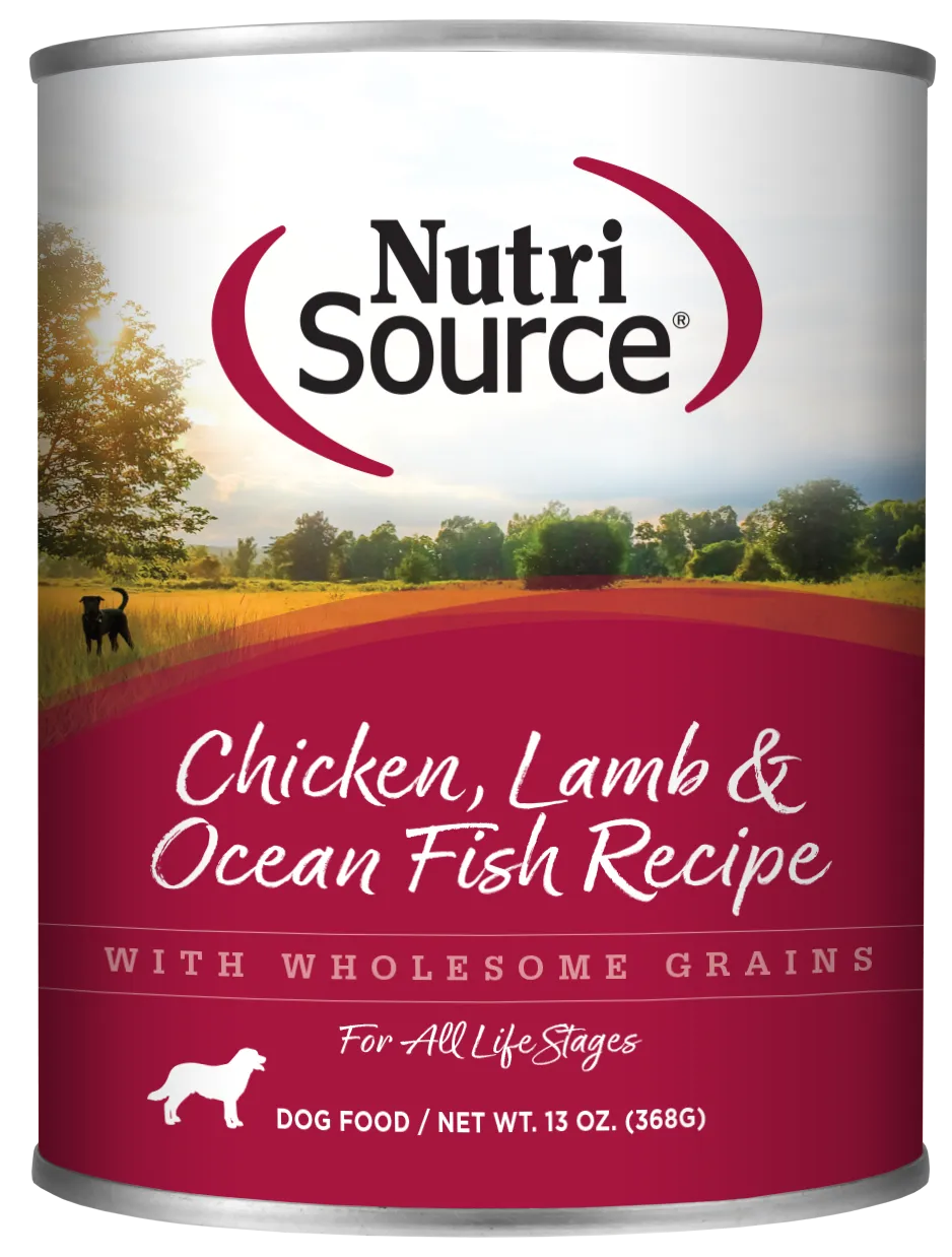 NUTRISOURCE DOG 12.3OZ CHICKEN/LAMB/FISH