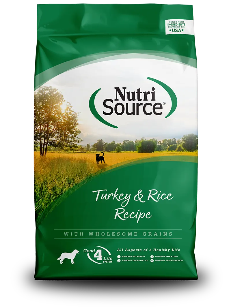 NUTRISOURCE DOG 26# TURKEY BROWN RICE
