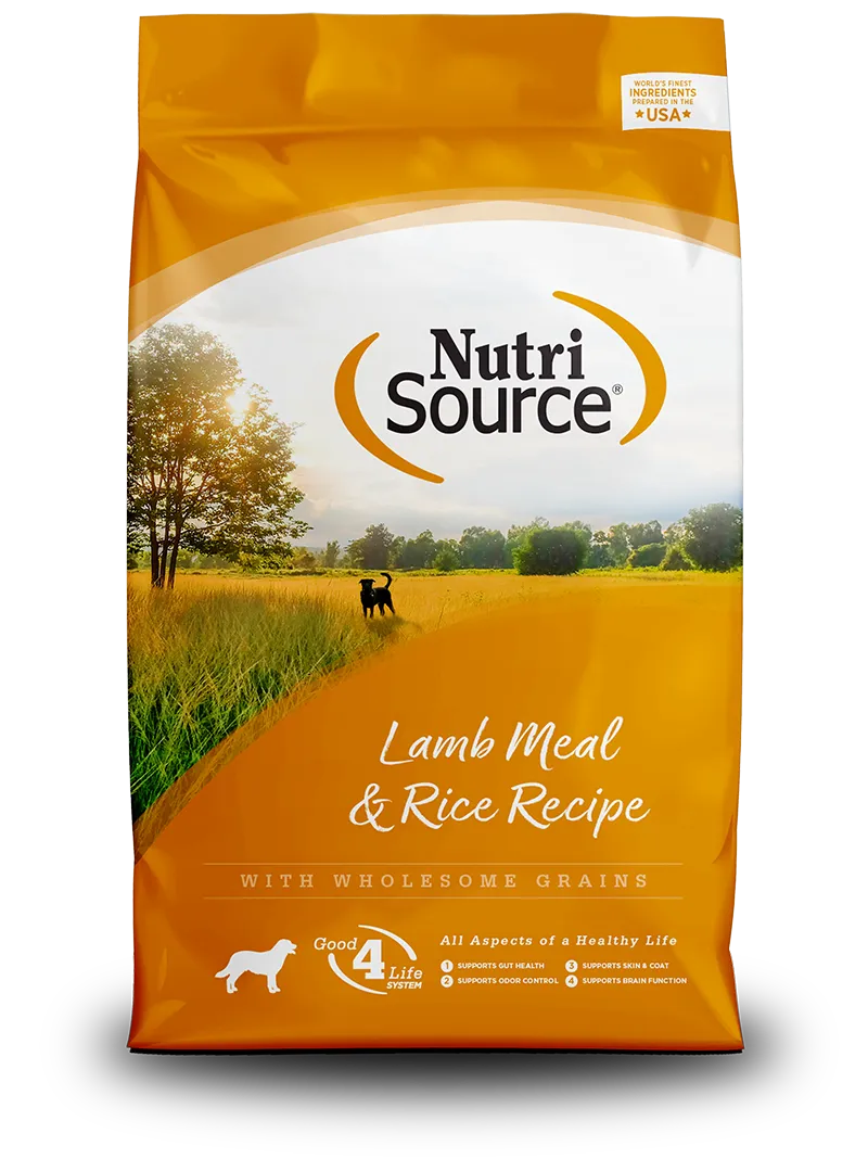NUTRISOURCE DOG 4# LAMB &amp; RICE