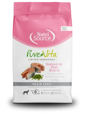 NUTRISOURCE DOG 4# PURE VITA SALMON PEAS