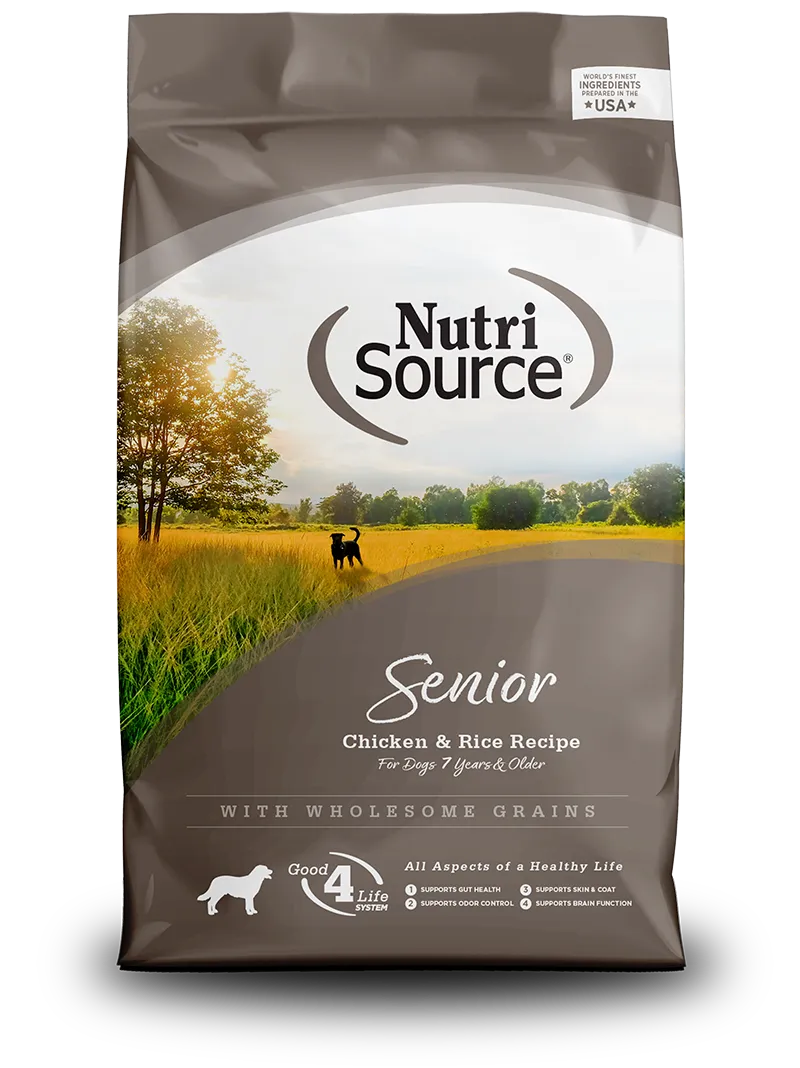 NUTRISOURCE DOG 4# SENIOR