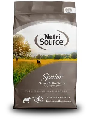 NUTRISOURCE DOG 4# SENIOR