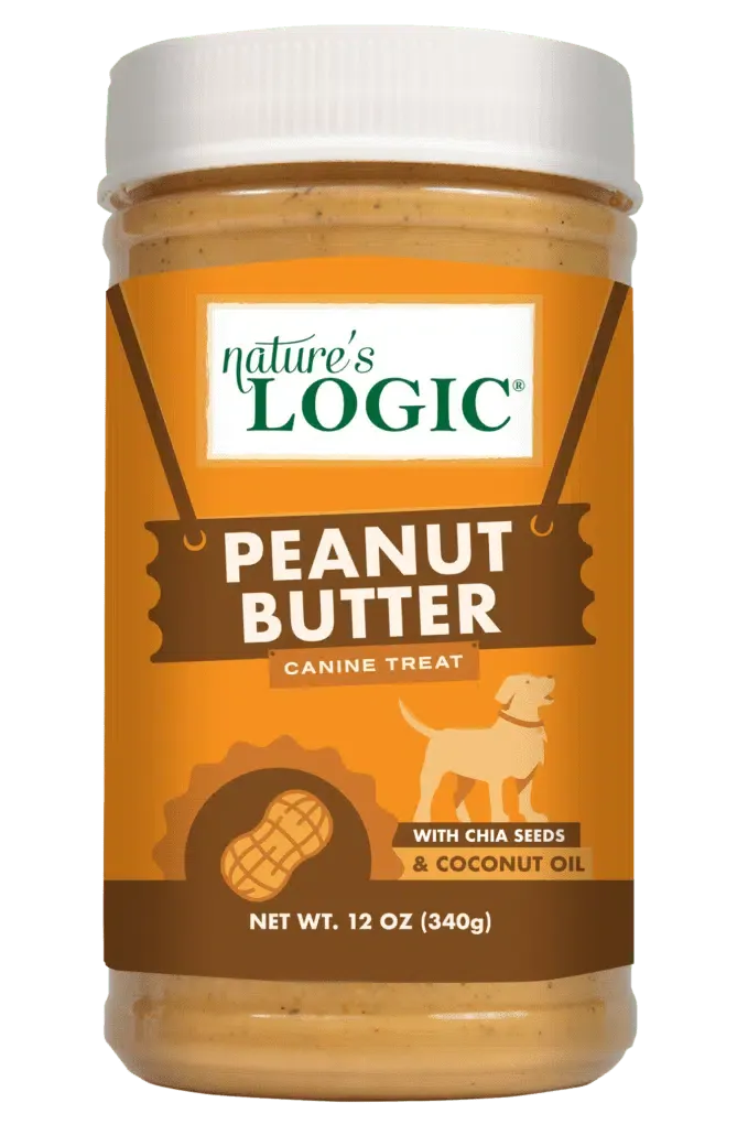 NATURE&#39;S LOGIC DOG 12OZ PEANUT BUTTER