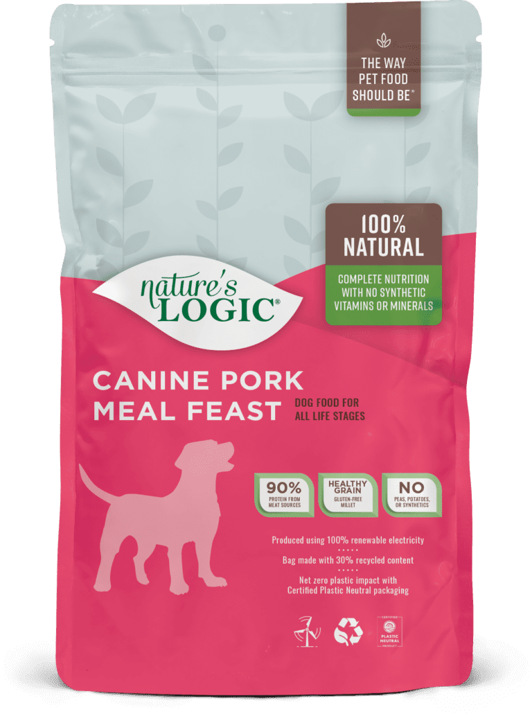 NATURE&#39;S LOGIC DOG 13# PORK