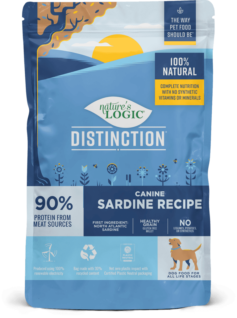 NATURE&#39;S LOGIC DOG 4.4# DISTINCTION SARDINE