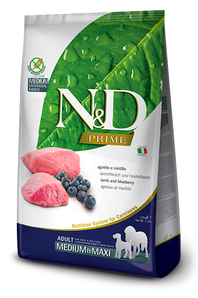 N&amp;D 26.5# PRIME LAMB &amp; BLUEBERRY MEDIUM/MAXI